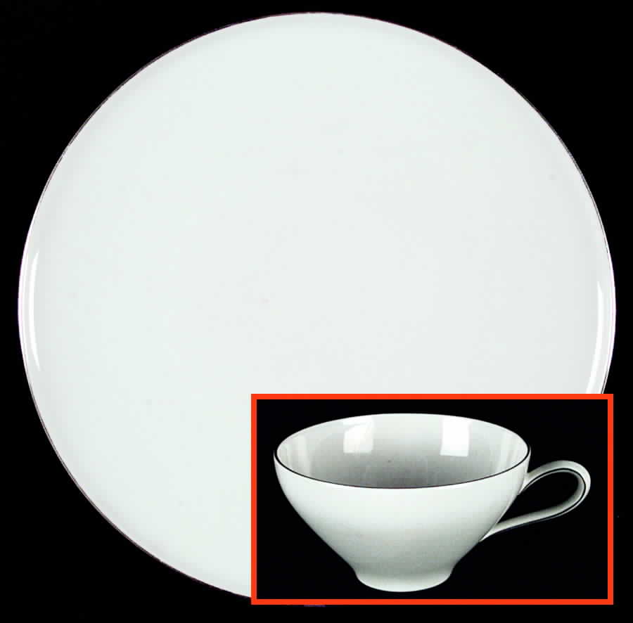 Gold Band Dinner Plate by Heinrich - H&C-1