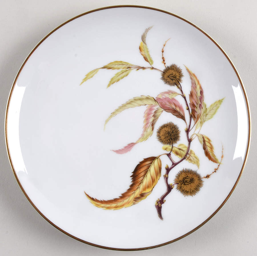 Golden Chestnut Salad Plate by Heinrich - H&C-1