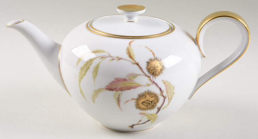 Golden Chestnut Teapot & Lid by Heinrich - H&C-1