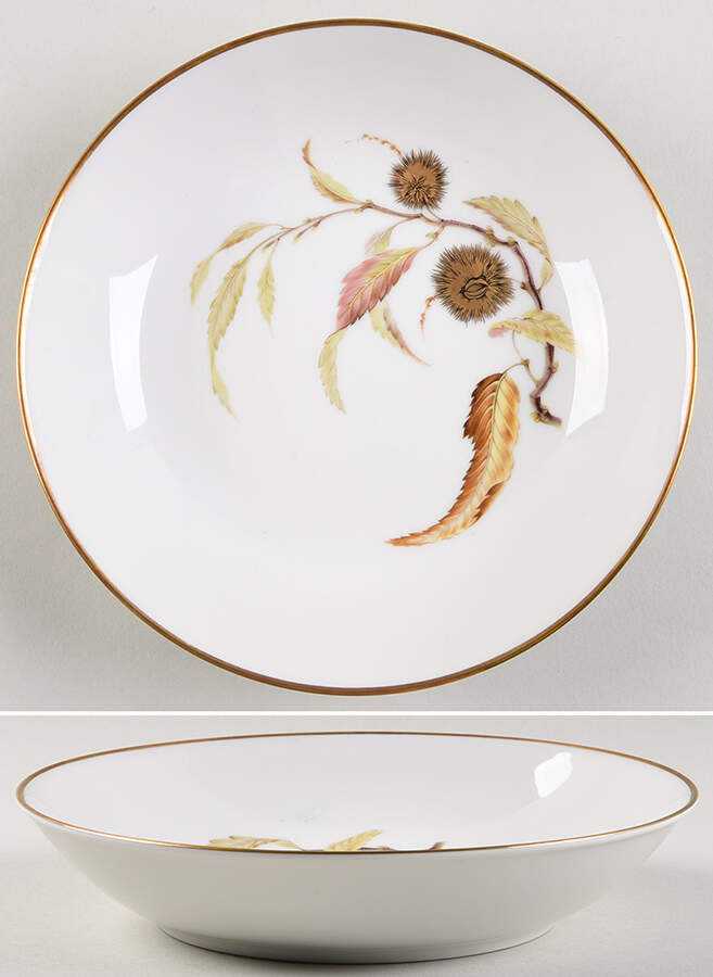 Golden Chestnut Coupe Soup Bowl by Heinrich - H&C-1