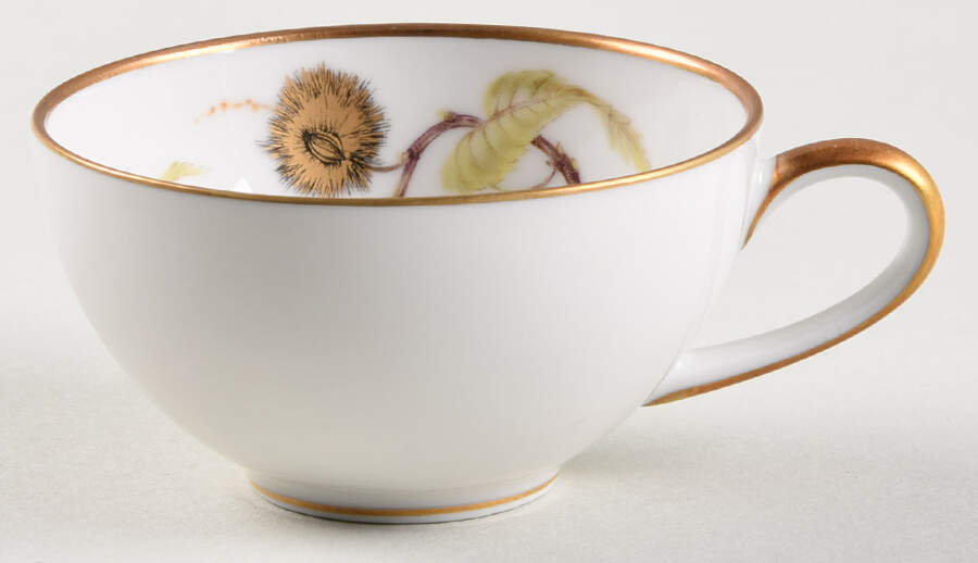 Golden Chestnut Flat Demitasse Cup by Heinrich - H&C-1