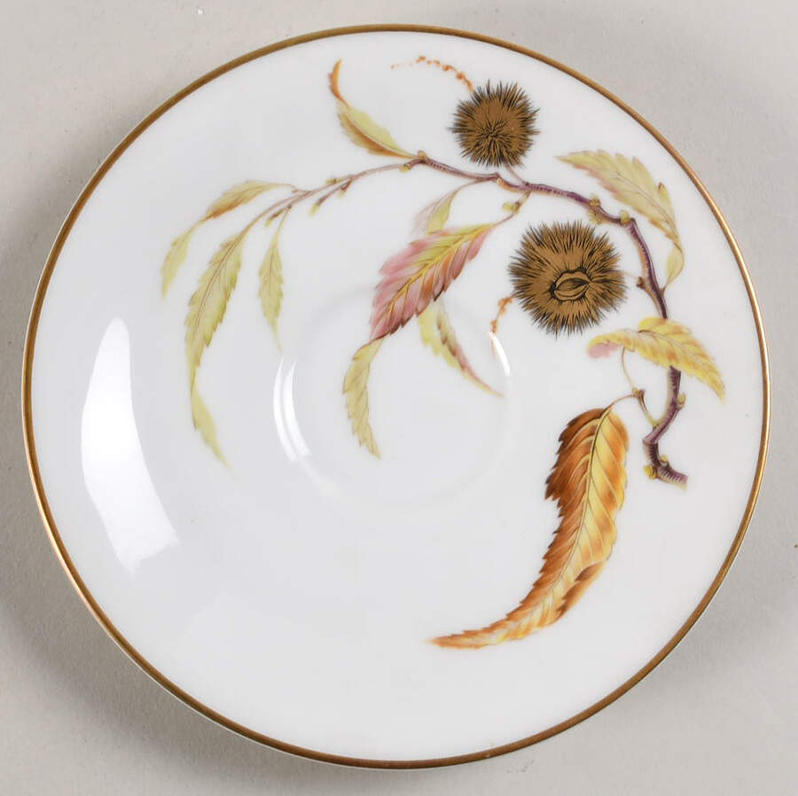 Golden Chestnut Saucer by Heinrich - H&C-1
