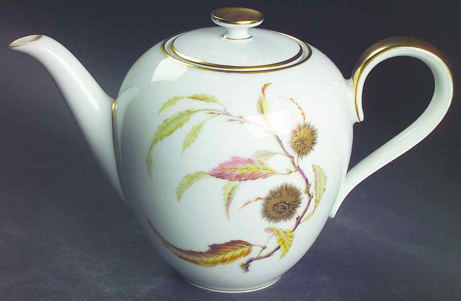 Golden Chestnut Coffee Pot & Lid by Heinrich - H&C-1