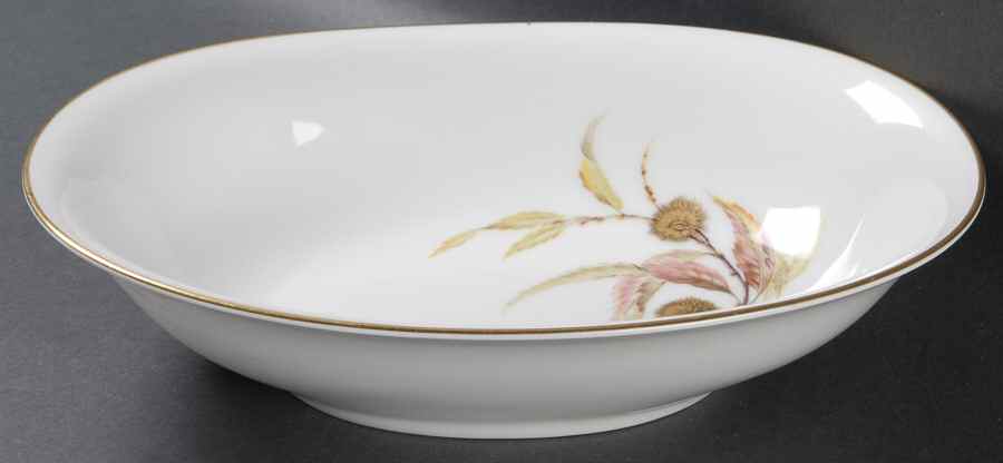 Golden Chestnut 10" Oval Vegetable Bowl by Heinrich - H&C-1