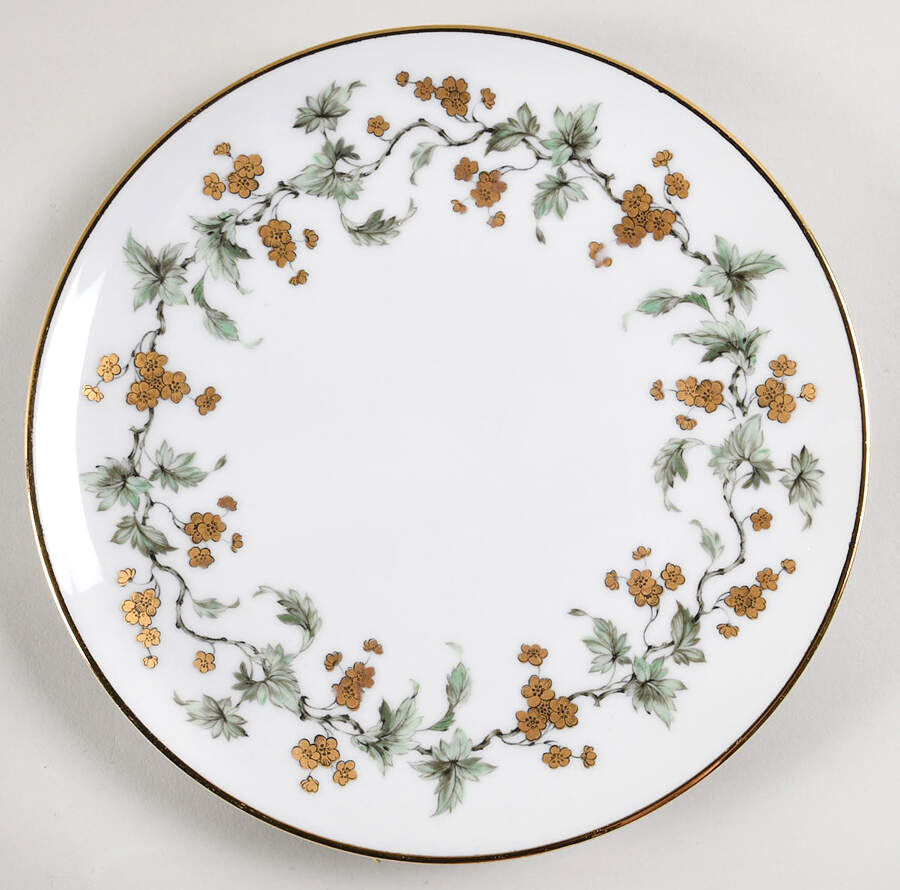 Golden Fantasy Salad Plate by Heinrich - H&C-1