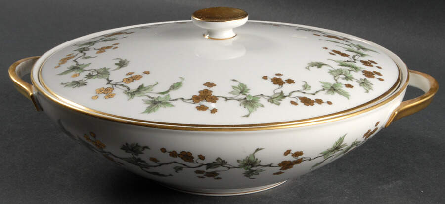 Golden Fantasy Round Covered Vegetable by Heinrich - H&C-1