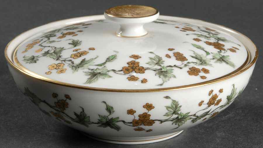 Golden Fantasy Sugar Bowl & Lid by Heinrich - H&C-1