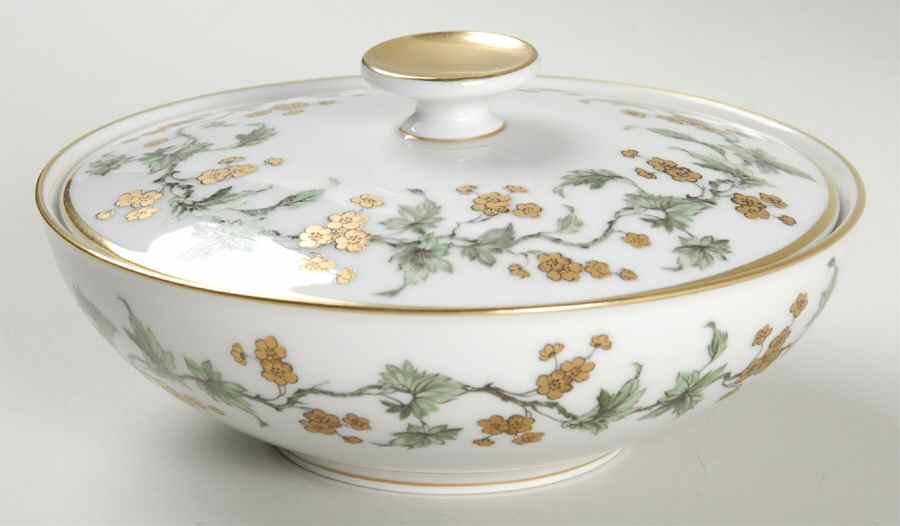 Golden Fantasy Sugar Bowl & Lid by Heinrich - H&C-1