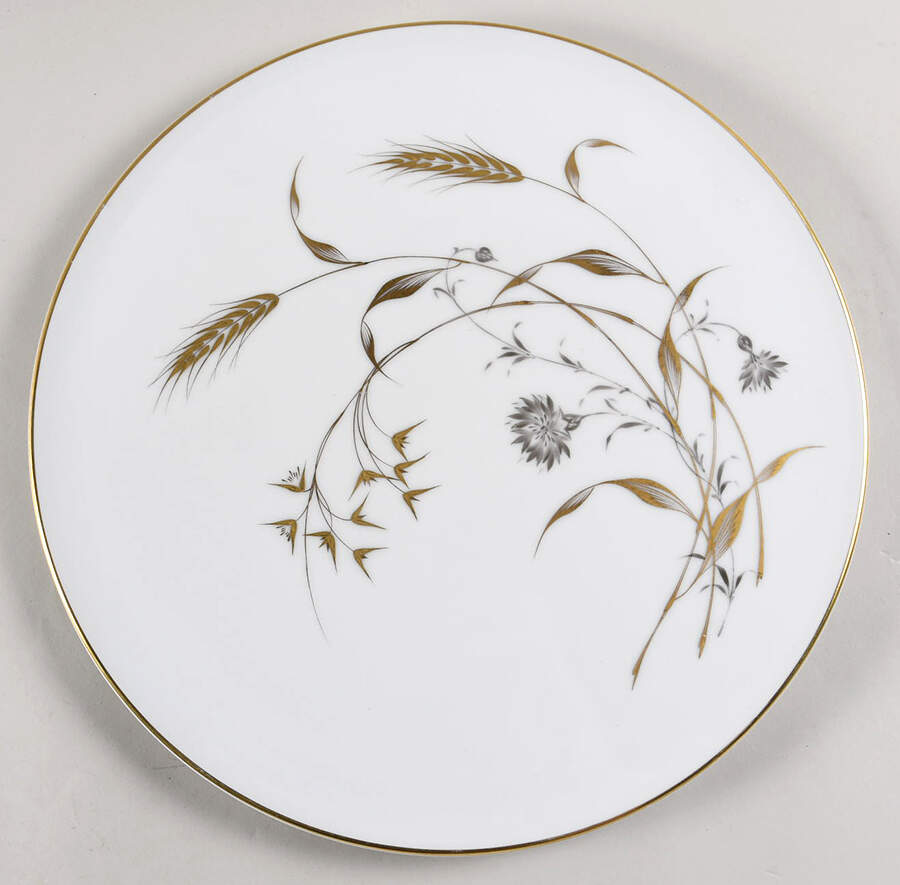 Golden Harvest Cake Plate by Heinrich - H&C-1