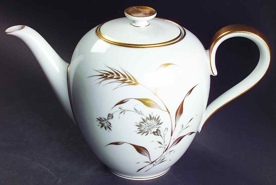 Golden Harvest Coffee Pot & Lid by Heinrich - H&C-1