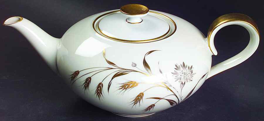Golden Harvest Teapot & Lid by Heinrich - H&C-1