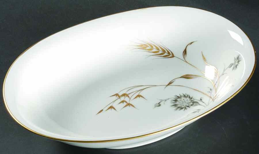 Golden Harvest 10" Oval Vegetable Bowl by Heinrich - H&C-1