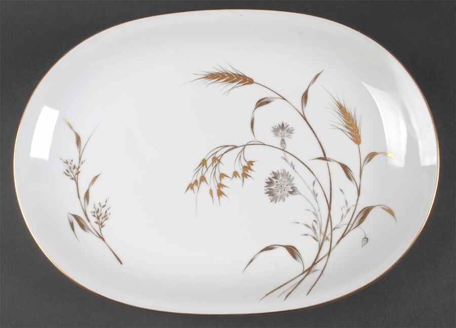 Golden Harvest 14" Oval Serving Platter by Heinrich - H&C-1