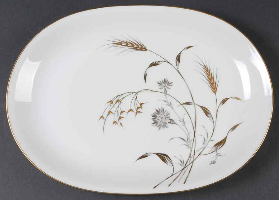 Golden Harvest 13" Oval Serving Platter by Heinrich - H&C-1