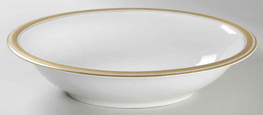 Golden Key 10" Oval Vegetable Bowl by Heinrich - H&C-1