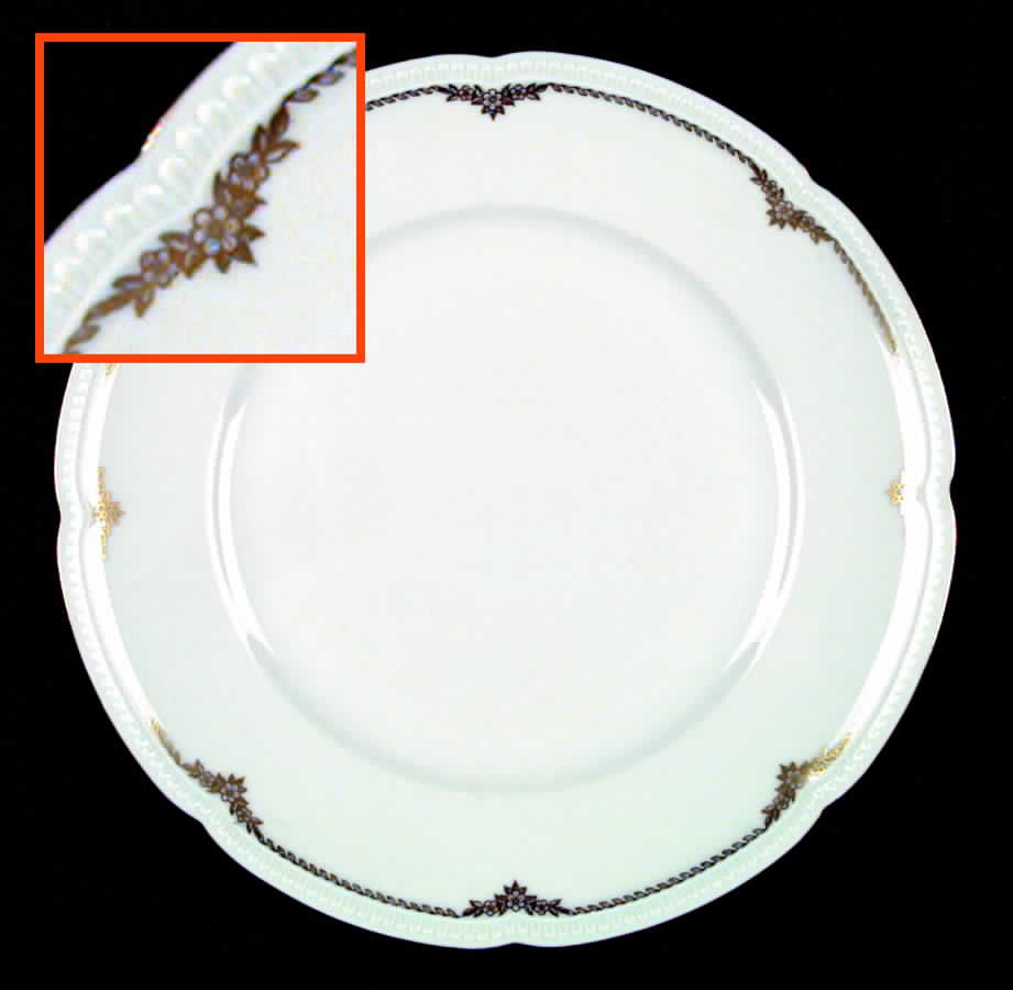 Goldreigen Dinner Plate by Heinrich - H&C-1