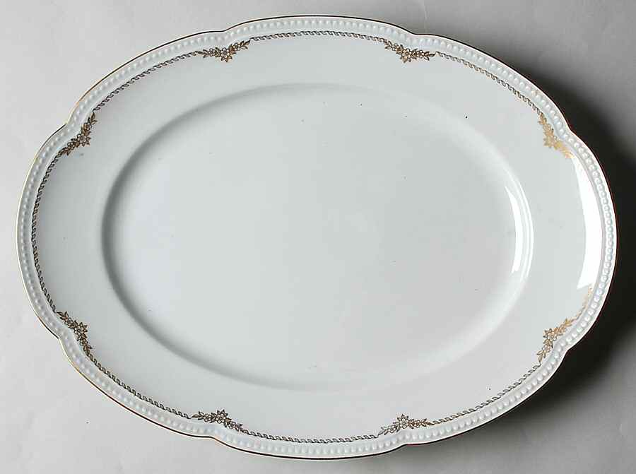 Goldreigen 14" Oval Serving Platter by Heinrich - H&C-1