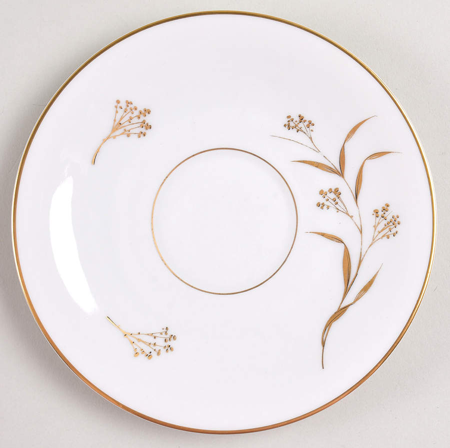 Golden Orchid Saucer by Heinrich - H&C-1