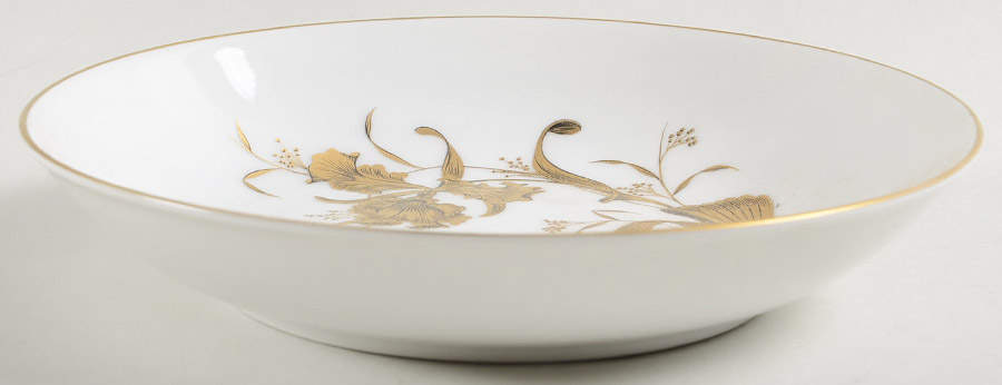 Golden Orchid Coupe Soup Bowl by Heinrich - H&C-1