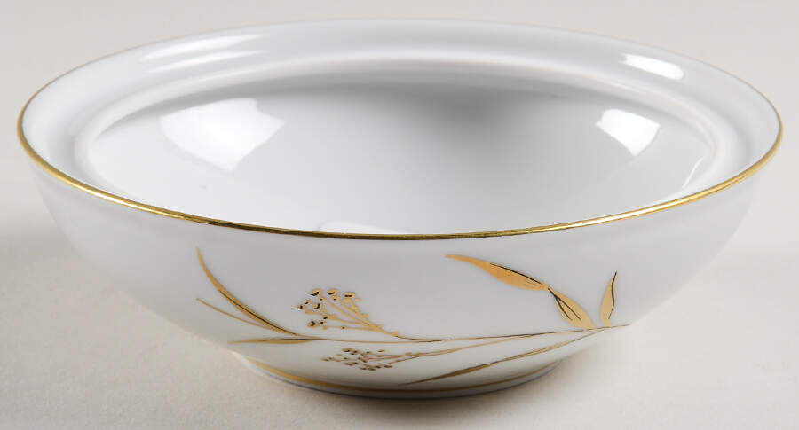 Golden Orchid Sugar Bowl No Lid by Heinrich - H&C-1