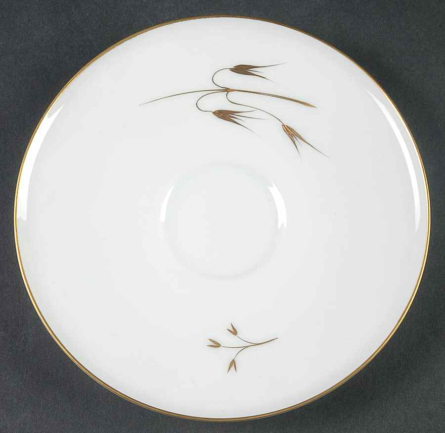 Gold Oat Saucer by Heinrich - H&C-1