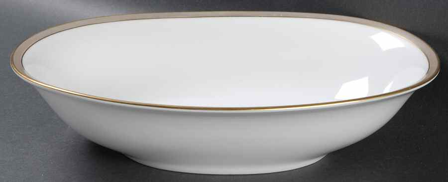 Golden Taupe 10" Oval Vegetable Bowl by Heinrich - H&C-1