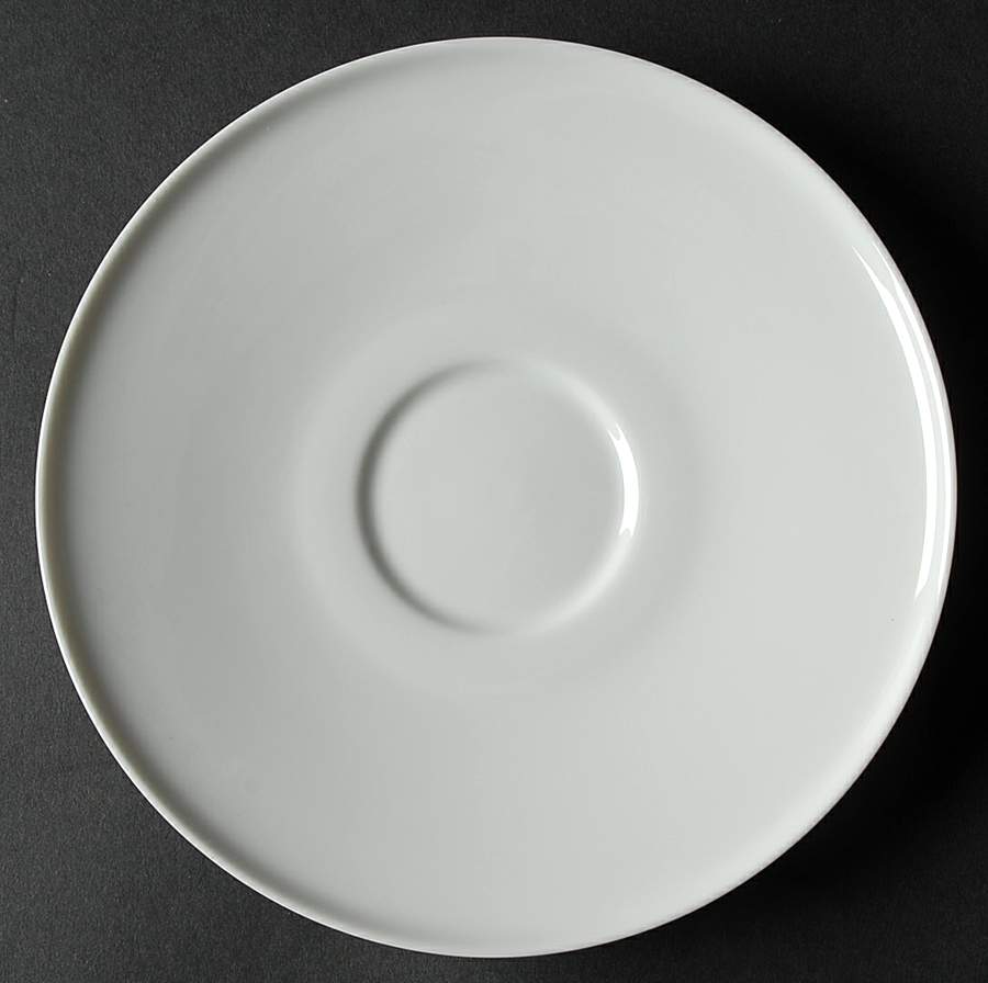 Grazie White Saucer for Cream Soup Bowl by Heinrich - H&C-1