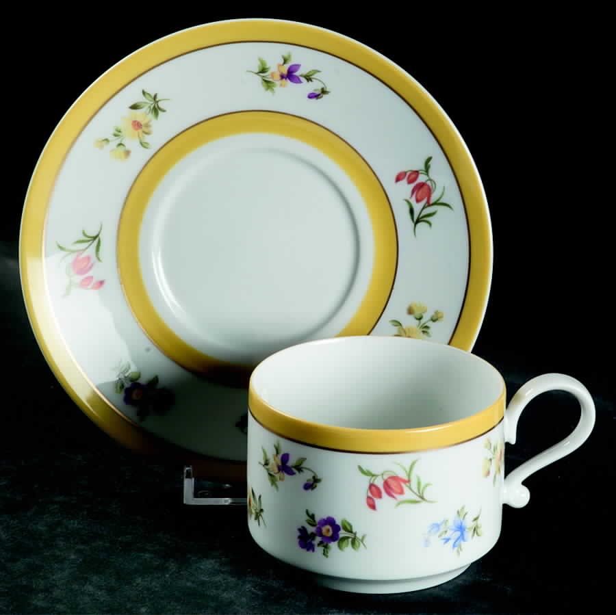 Grand Duchess Flat Cup & Saucer Set by Heinrich - H&C-1