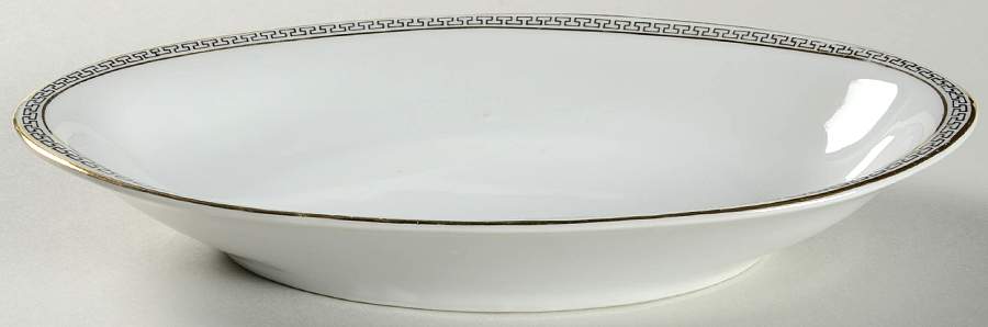 Greek Key Black (White Background) Relish by Heinrich - H&C-1