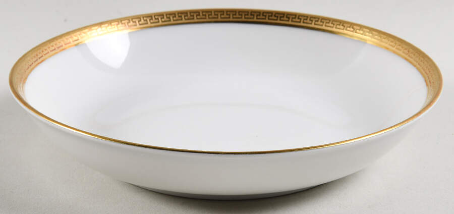 Greek Key Gold Fruit/Dessert (Sauce) Bowl by Heinrich - H&C-1