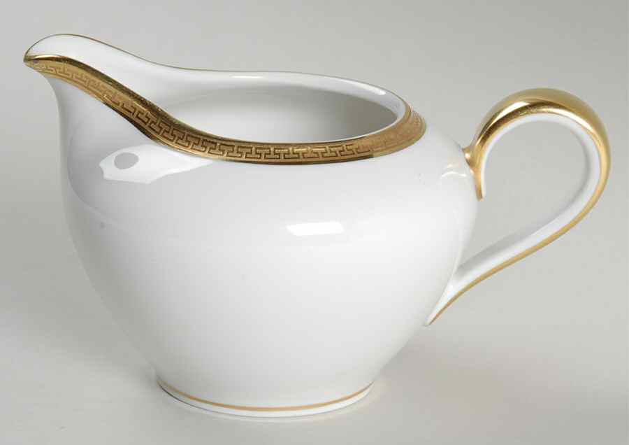 Greek Key Gold Creamer by Heinrich - H&C-1