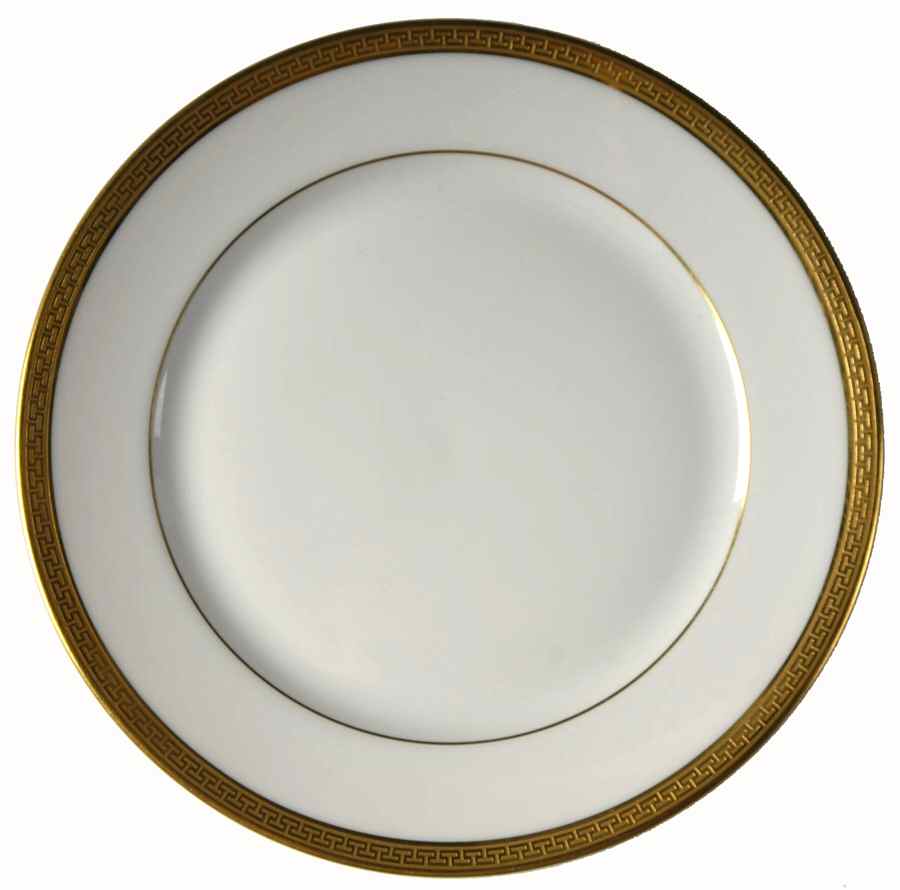 Greek Key Gold Bread & Butter Plate by Heinrich - H&C-1