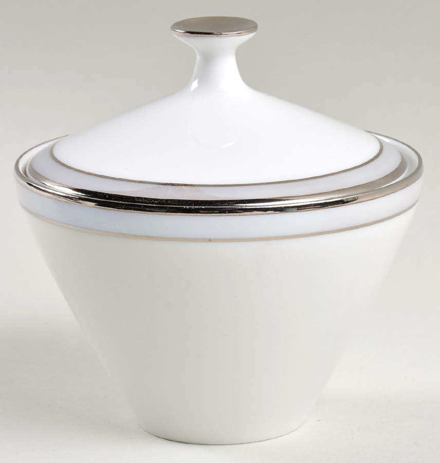 Grey Luster Sugar Bowl & Lid by Heinrich - H&C-1