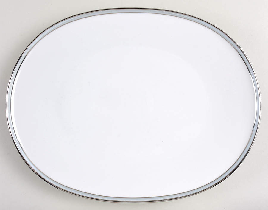 Grey Luster 14" Oval Serving Platter by Heinrich - H&C-1