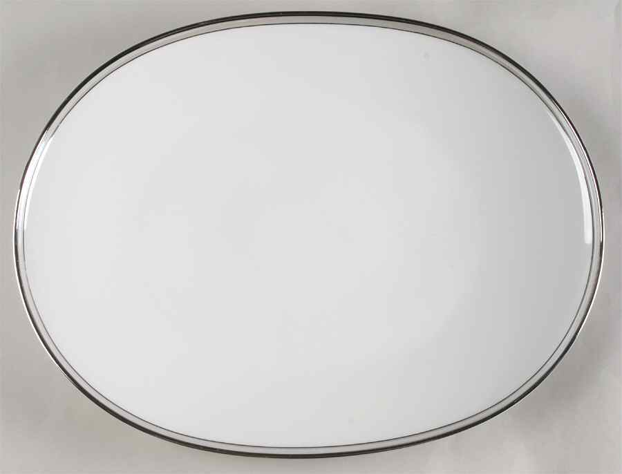 Grey Luster 15" Oval Serving Platter by Heinrich - H&C-1