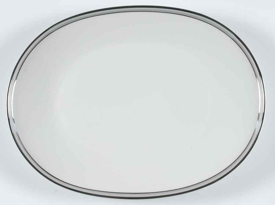 Grey Luster 13" Oval Serving Platter by Heinrich - H&C-1