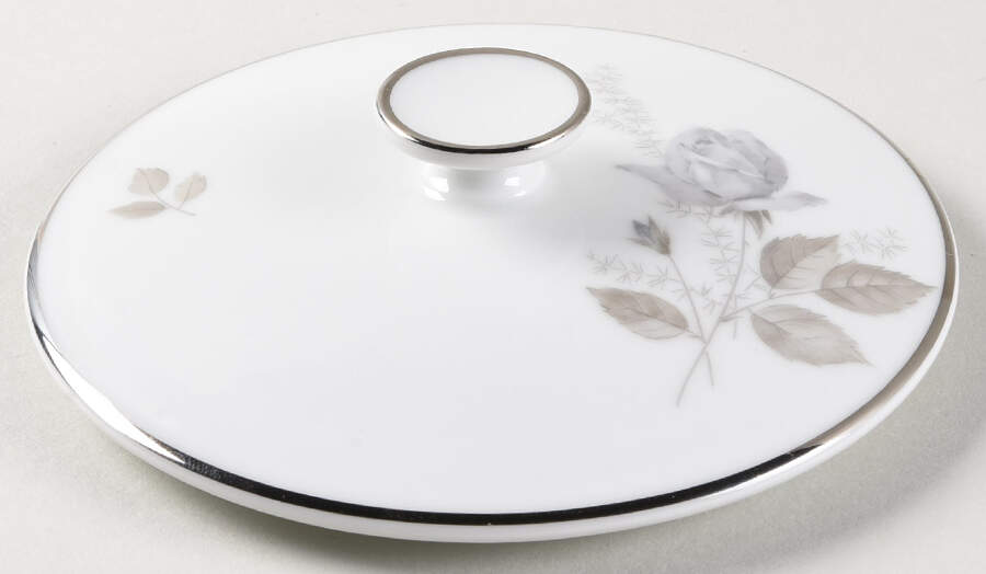 Grey Rose Lid for Sugar Bowl by Heinrich - H&C-1