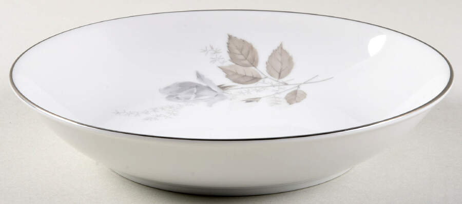 Grey Rose Coupe Soup Bowl by Heinrich - H&C-1