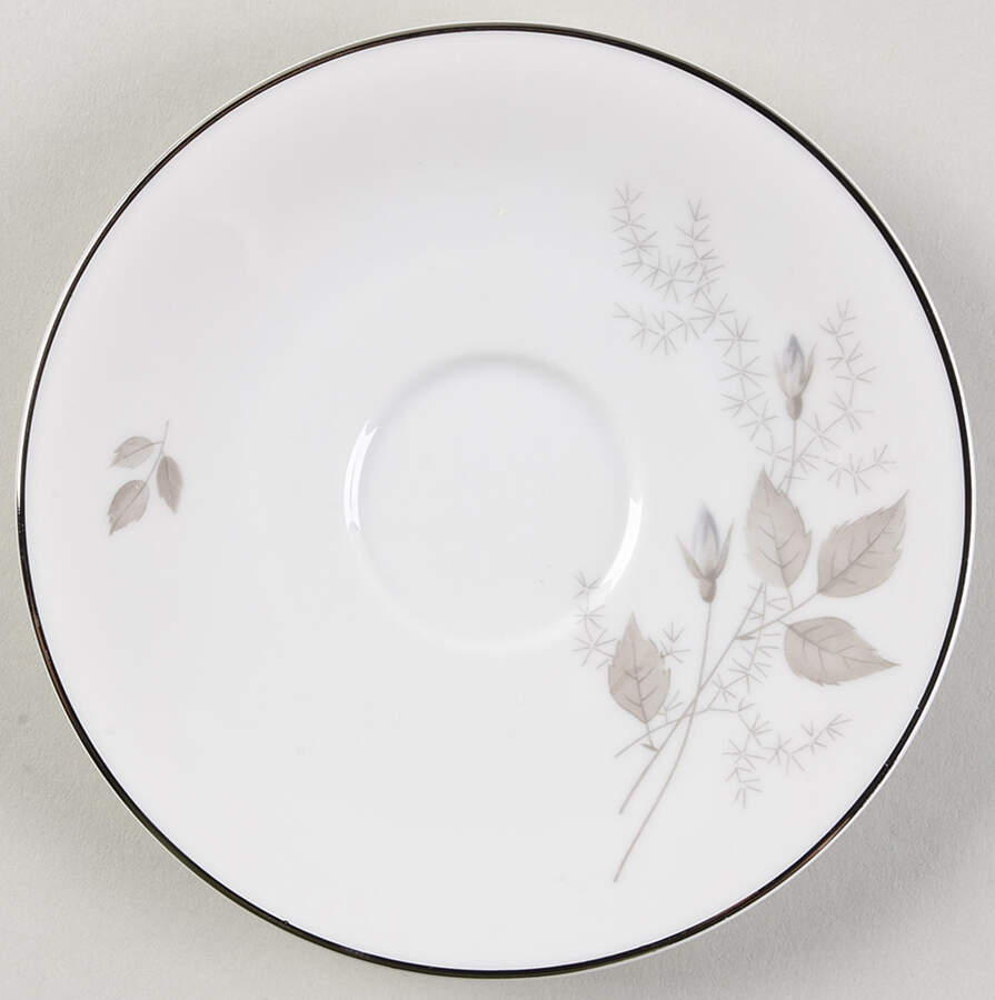 Grey Rose Saucer by Heinrich - H&C-1