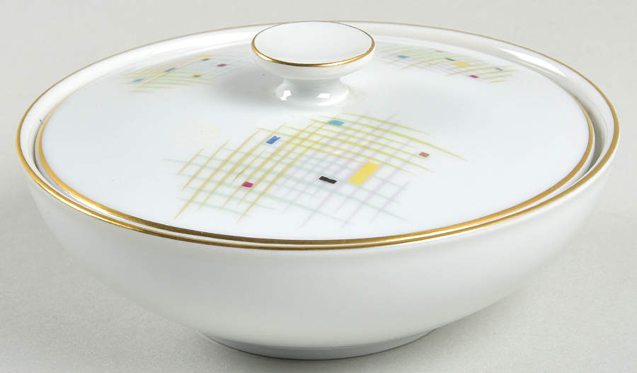 Gramercy Square Sugar Bowl & Lid by Heinrich - H&C-1