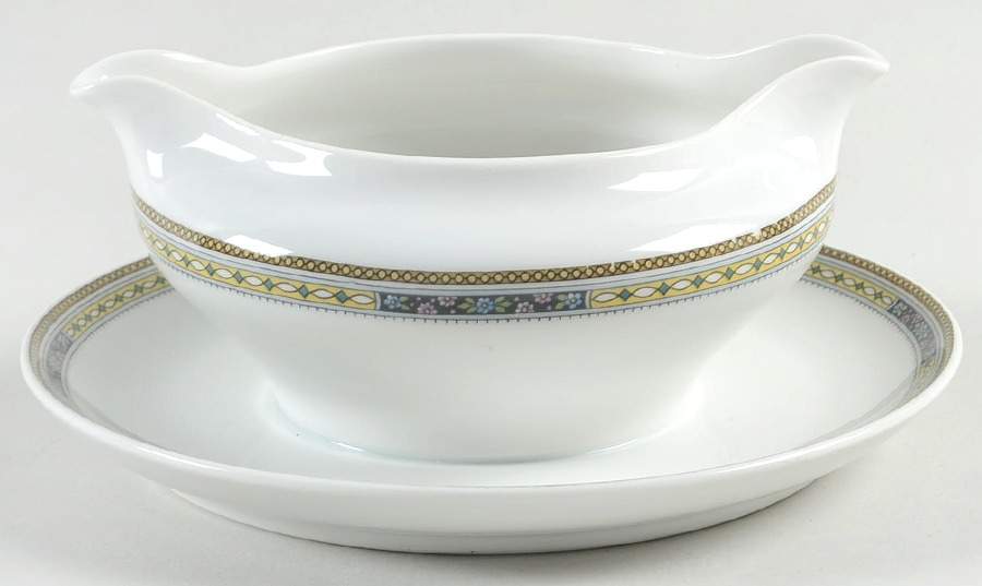 10263 Gravy Boat with Attached Underplate by Heinrich - H&C-1