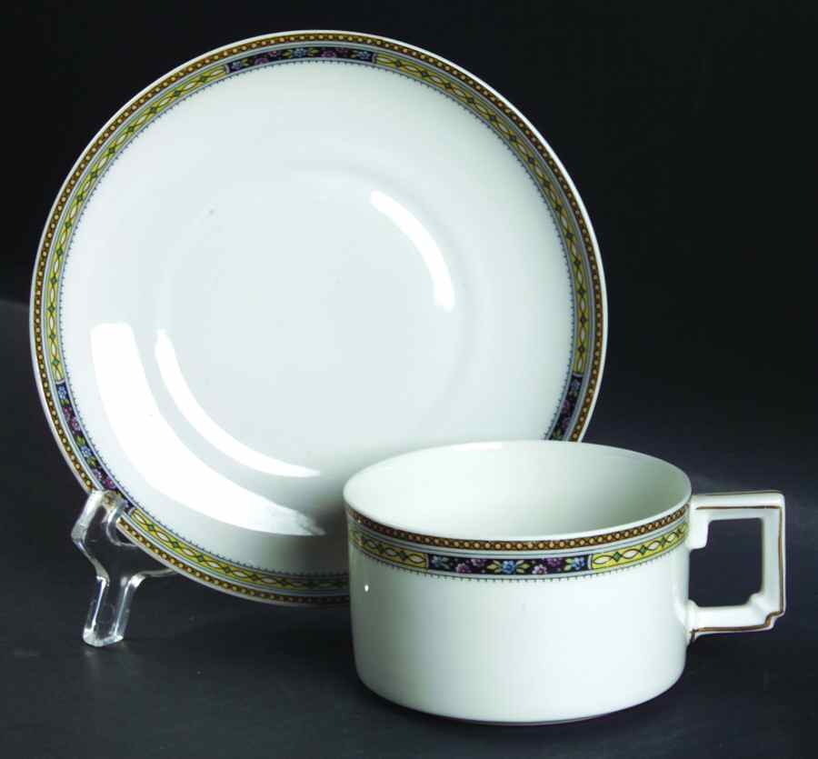 10263 Flat Cup & Saucer Set by Heinrich - H&C-1
