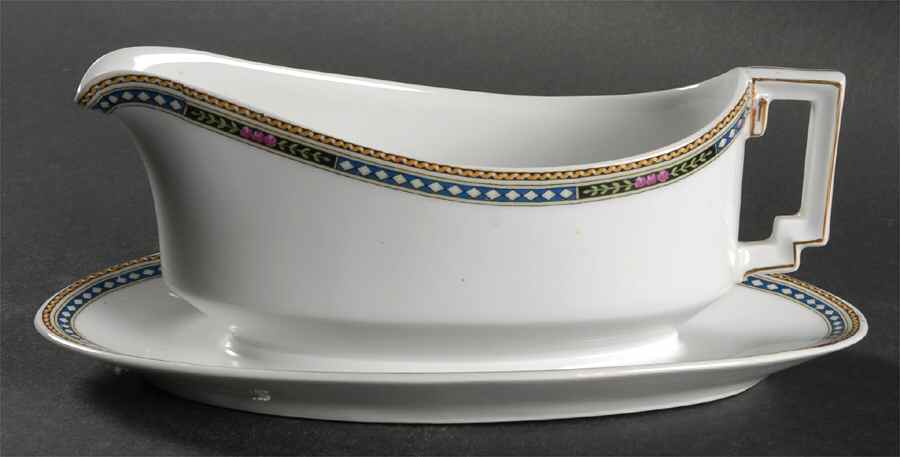 10073 Gravy Boat with Attached Underplate by Heinrich - H&C-1