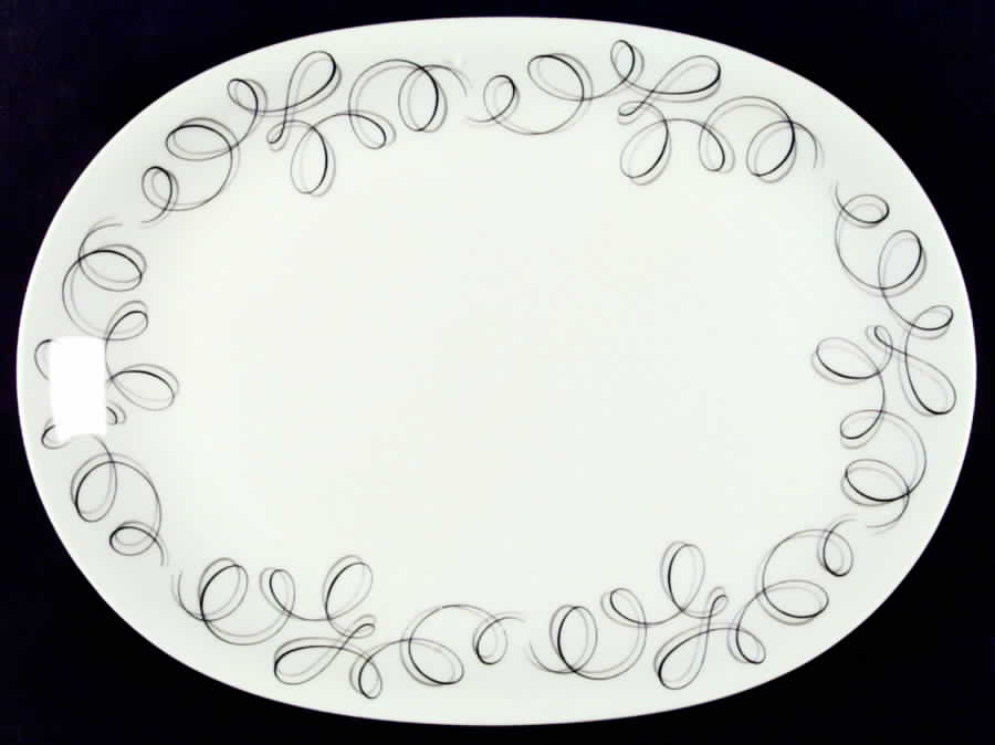 HC111 14" Oval Serving Platter by Heinrich - H&C-1