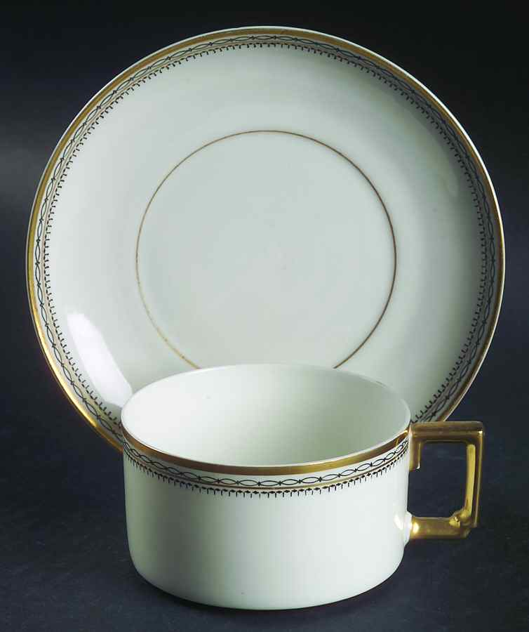 Claridge Flat Cup & Saucer Set by Heinrich - H&C-1
