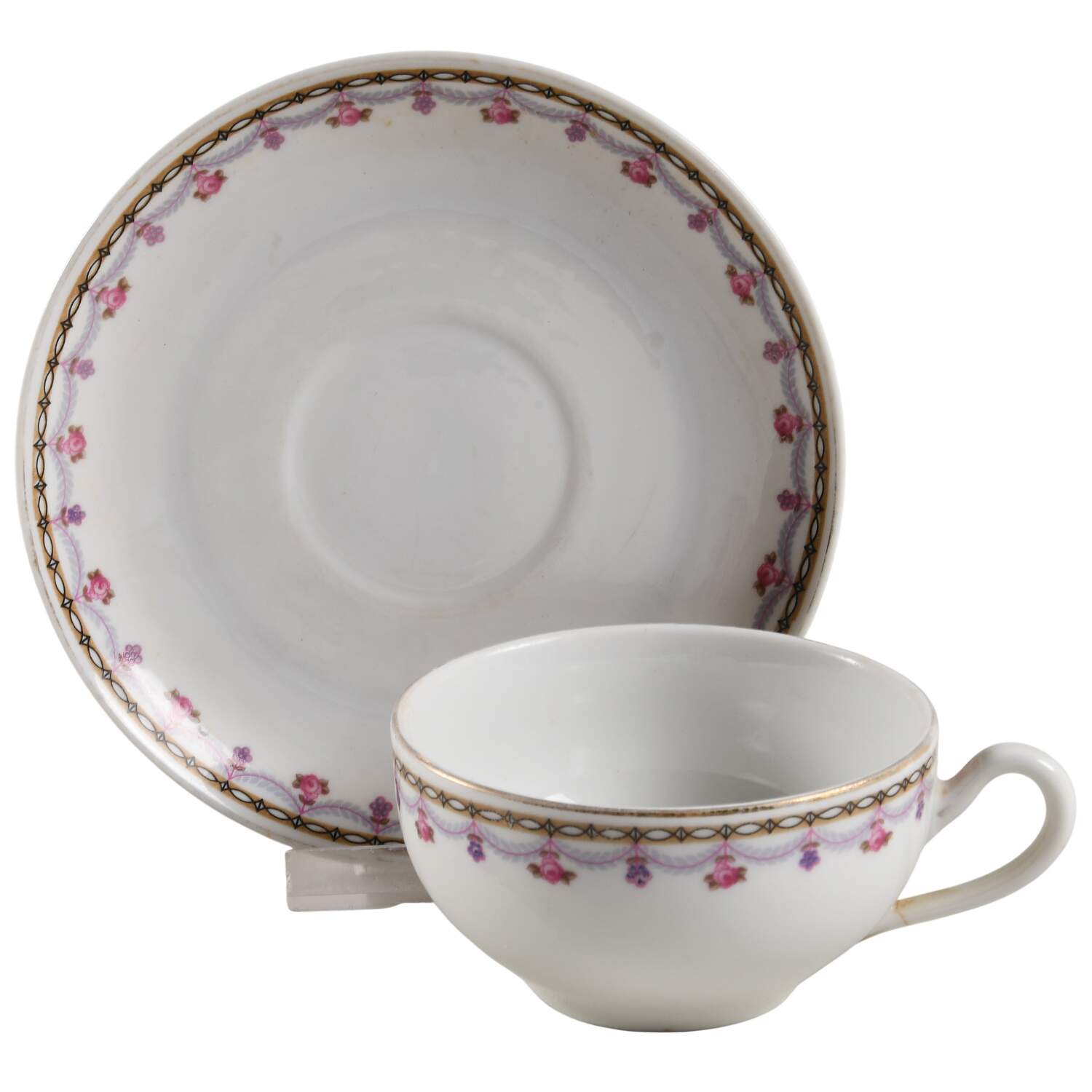 9703 Flat Cup & Saucer Set by Heinrich - H&C-1