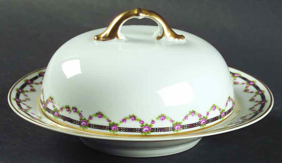 9642 Round Covered Butter by Heinrich - H&C-1