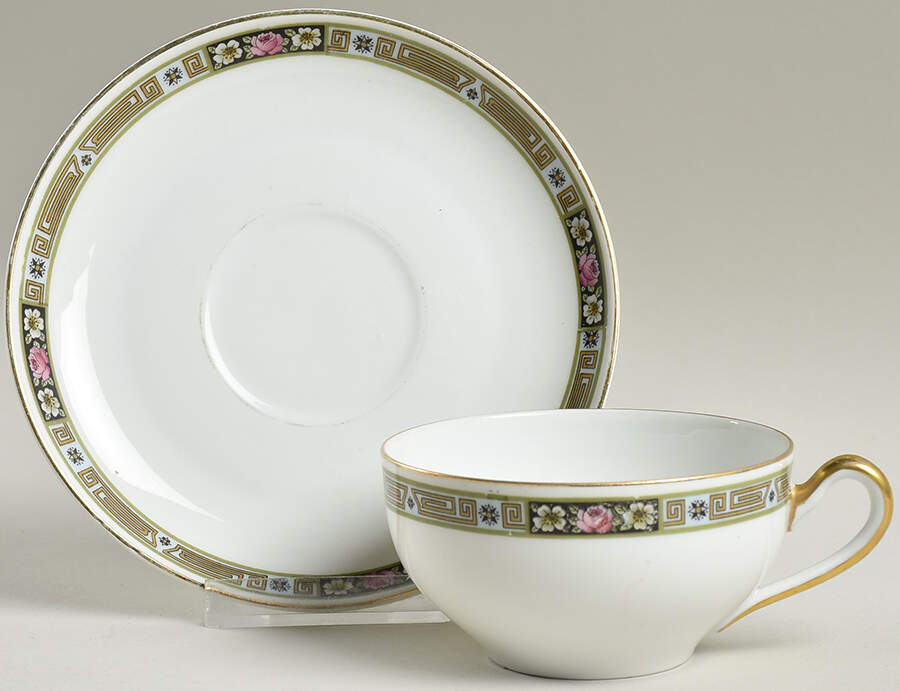 HC16 Flat Cup & Saucer Set by Heinrich - H&C-1
