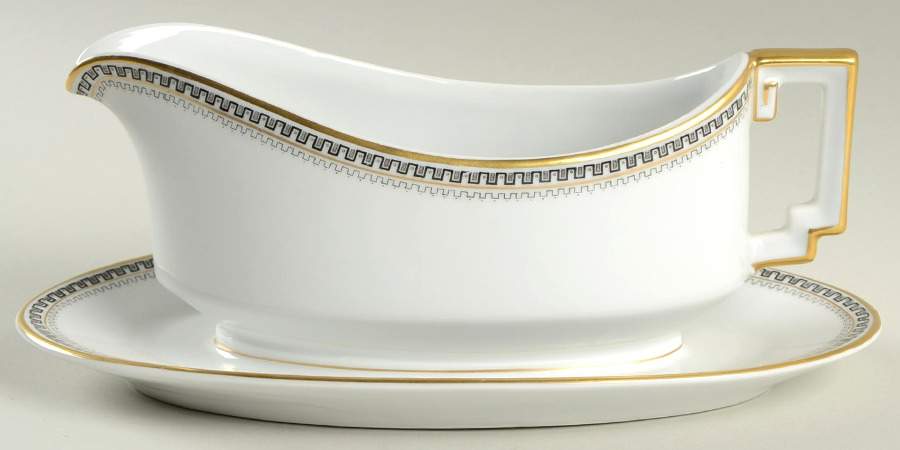 HC17 Gravy Boat with Attached Underplate by Heinrich - H&C-1