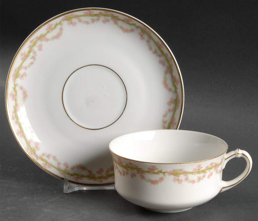 HC176 Flat Cup & Saucer Set by Heinrich - H&C-1